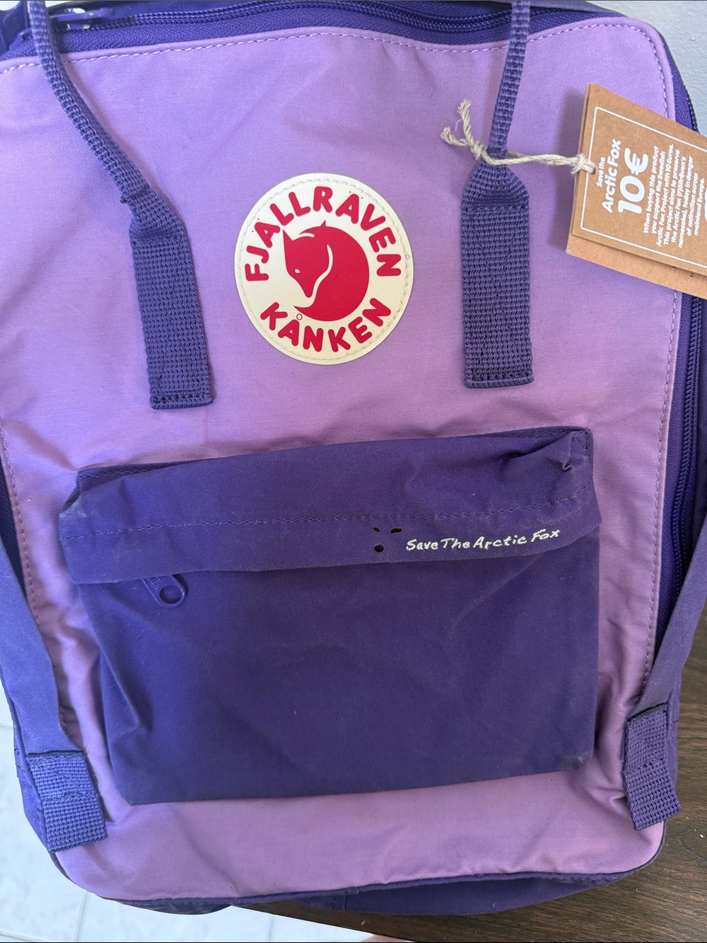 Fjallraven Kanken Kids Backpack Purple Lavender - Picture 5 of 5